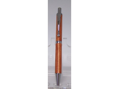 Tulipwood clicker pen chrome